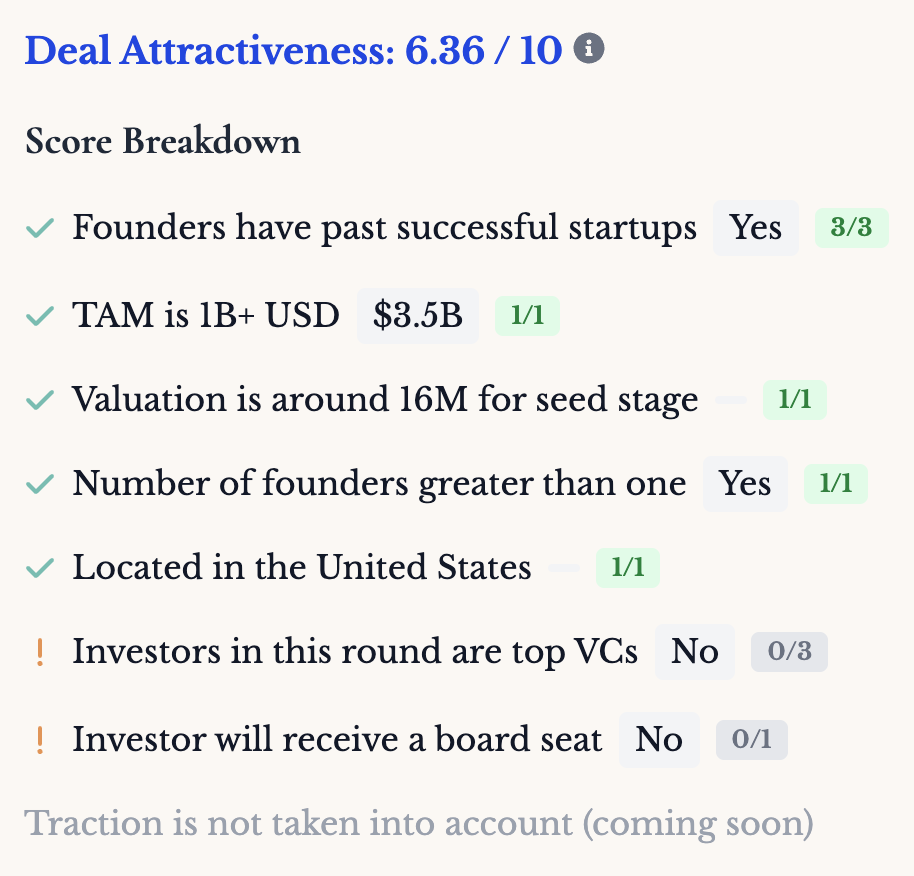 Deal Memo Analysis Results